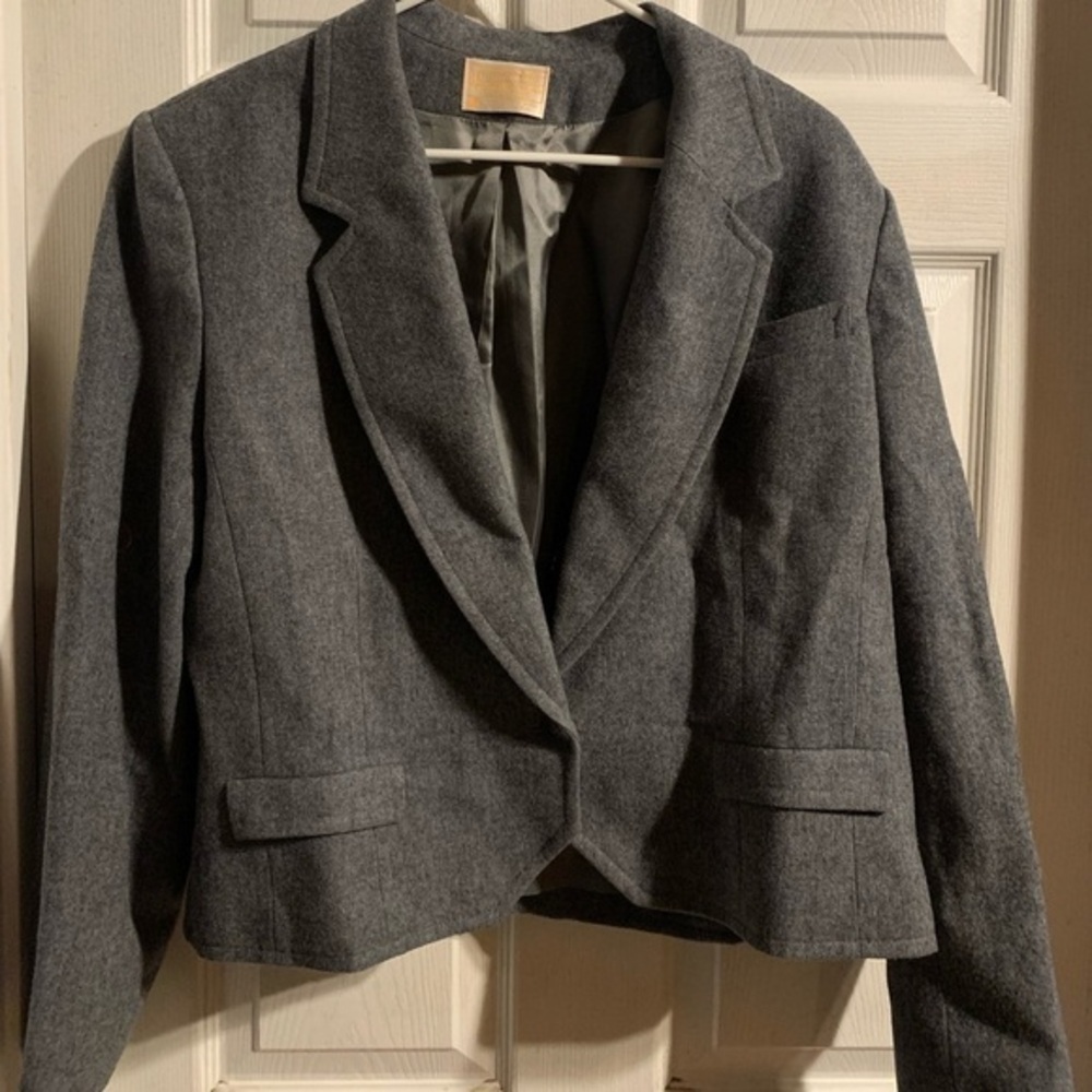 Pendleton Women’s Size Small Charcoal Grey Jacket 100% Wool Made in the USA